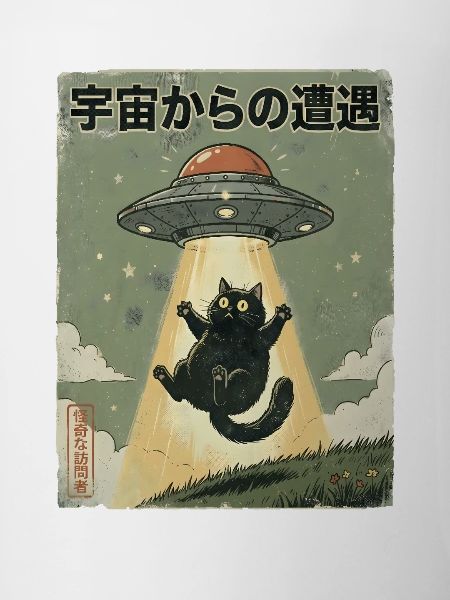 UFO Katze Begegnung im All