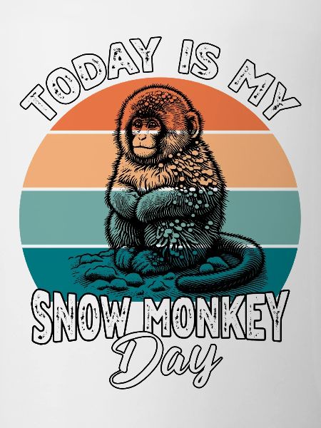 Schneeaffe Snow Monkey