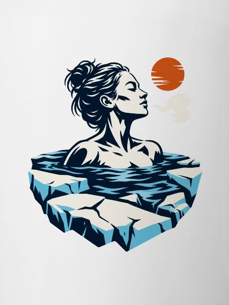 Eisbaden Eisbrecherin