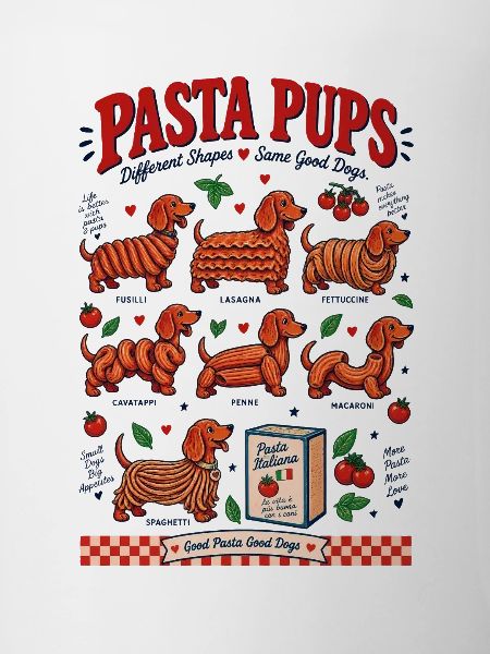 Pasta Pups Dachshund 