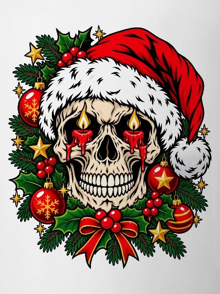 Christmas Skull