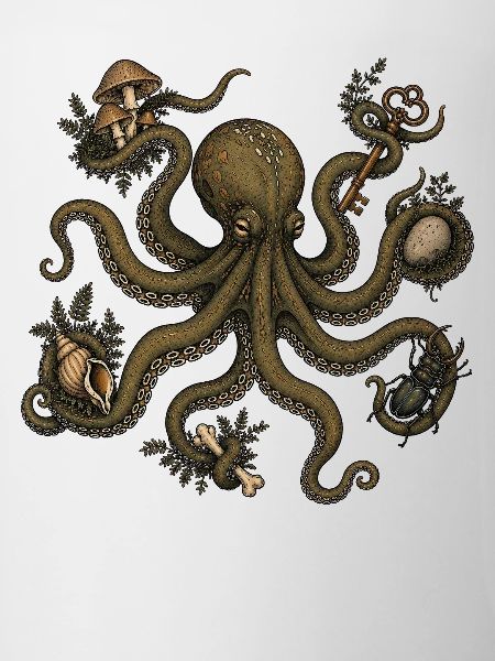 Goblincore Octopus