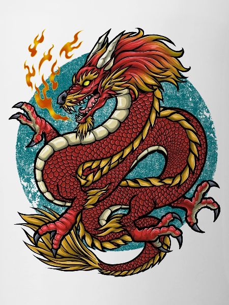 Drache Feuerdrache