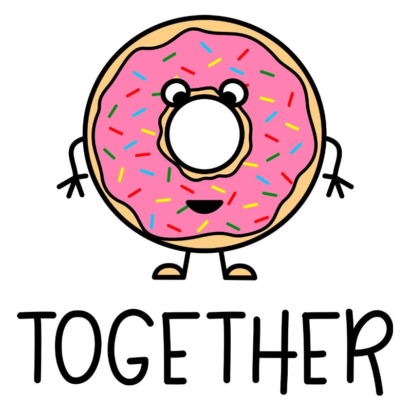 Better Together 2 Donut coordonnés pour le couple