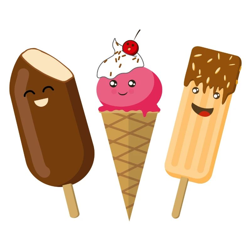 Eis dreierlei