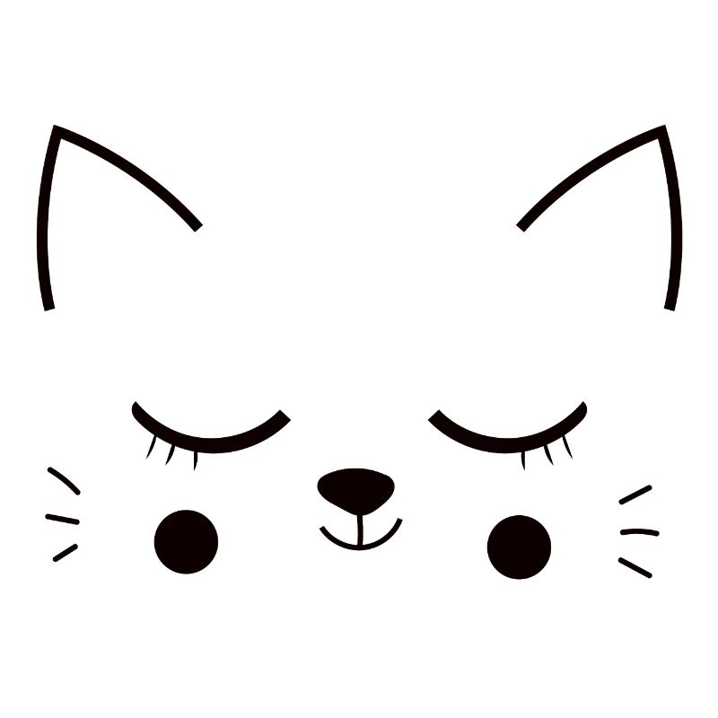 Tête de chat chat
