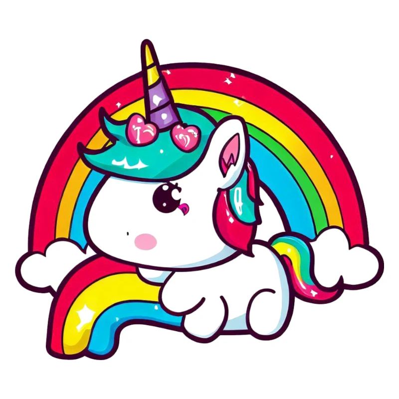Unicorn rainbow