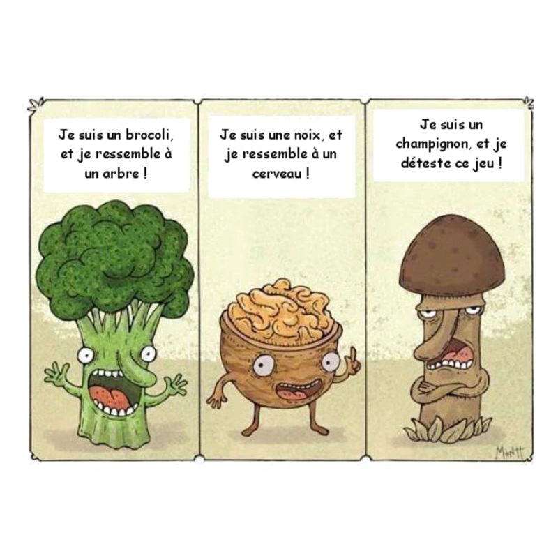 Joke between vegetables