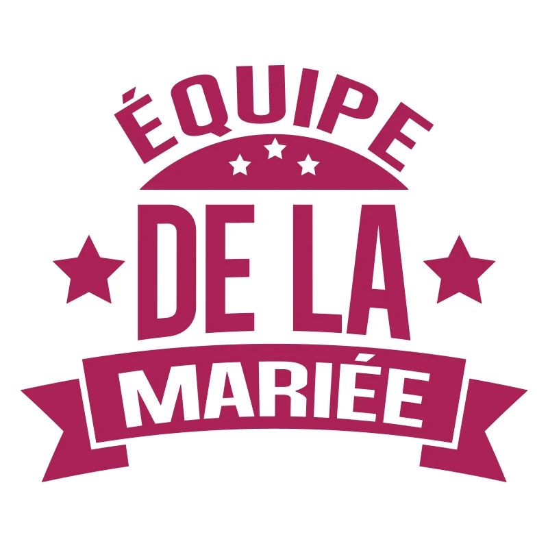 équipe de la mariée