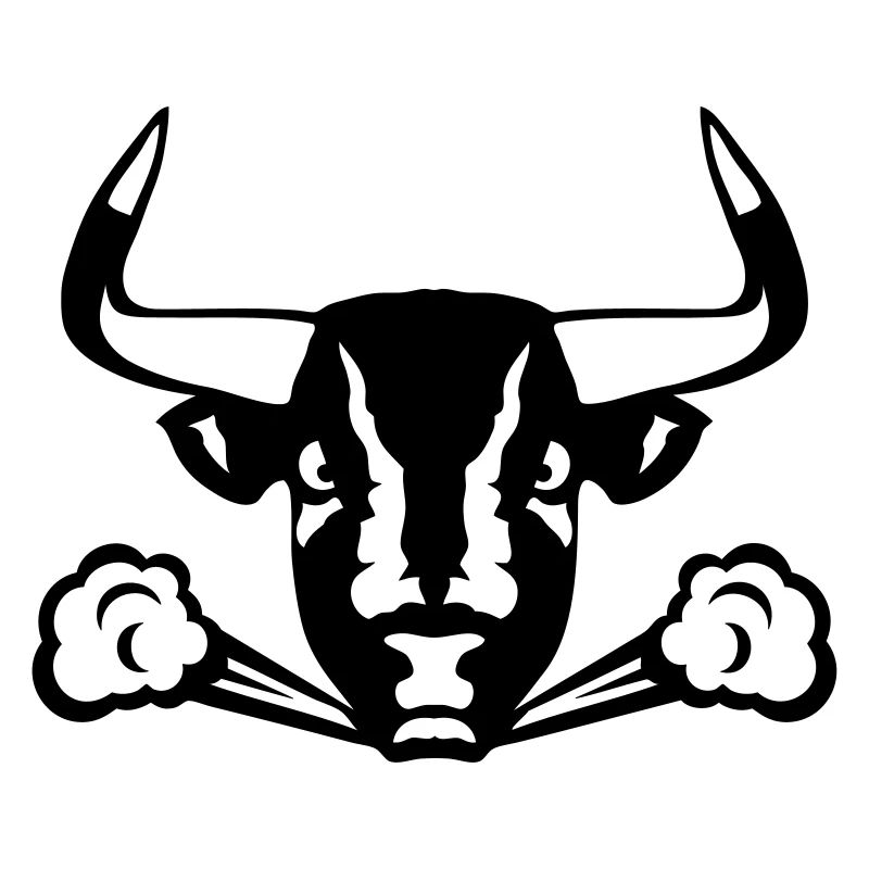 bull angry angry smokes head 6