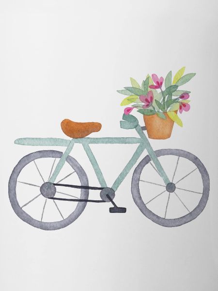 vélo fleuri