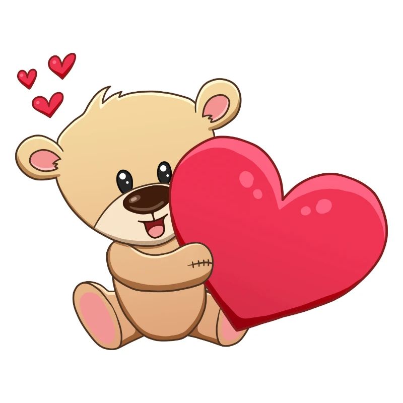 Teddy avec cœur