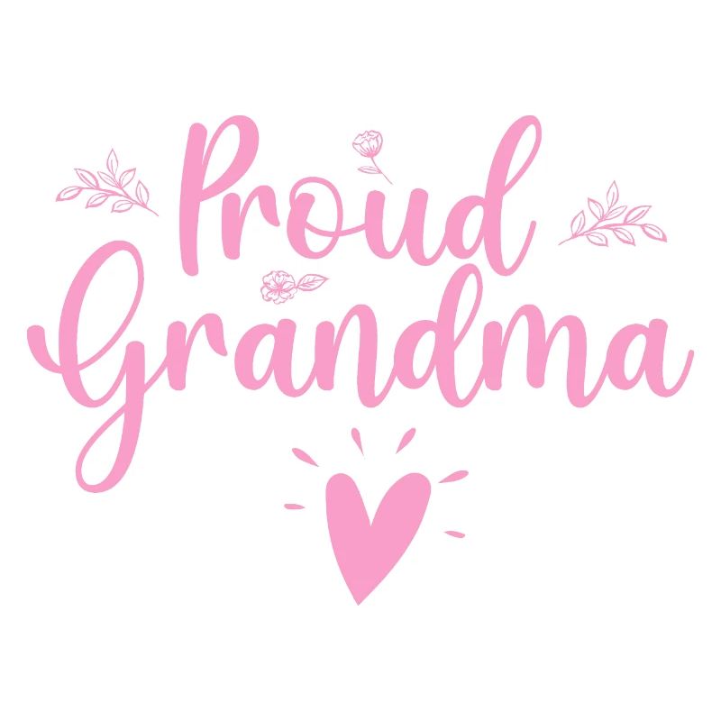 Fière grand-mère.