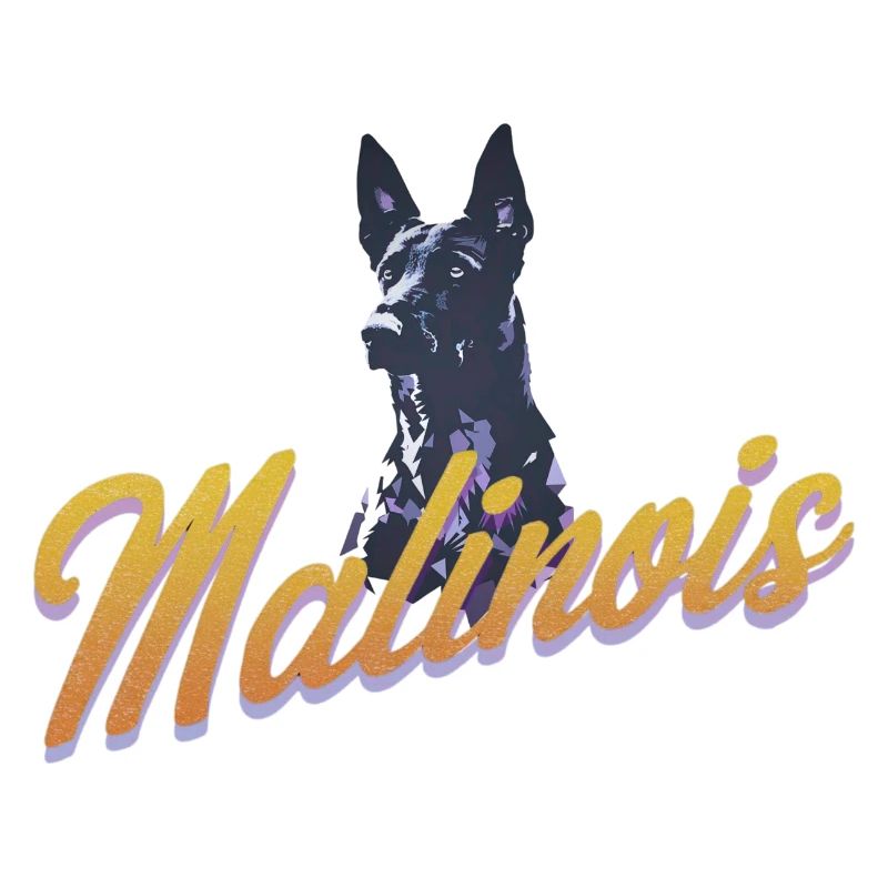 Belgischer Schäferhund Kunstwerk