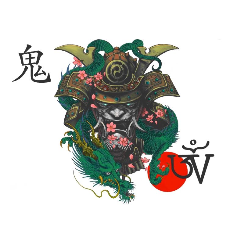 Dämon Kabuto Oni Drache