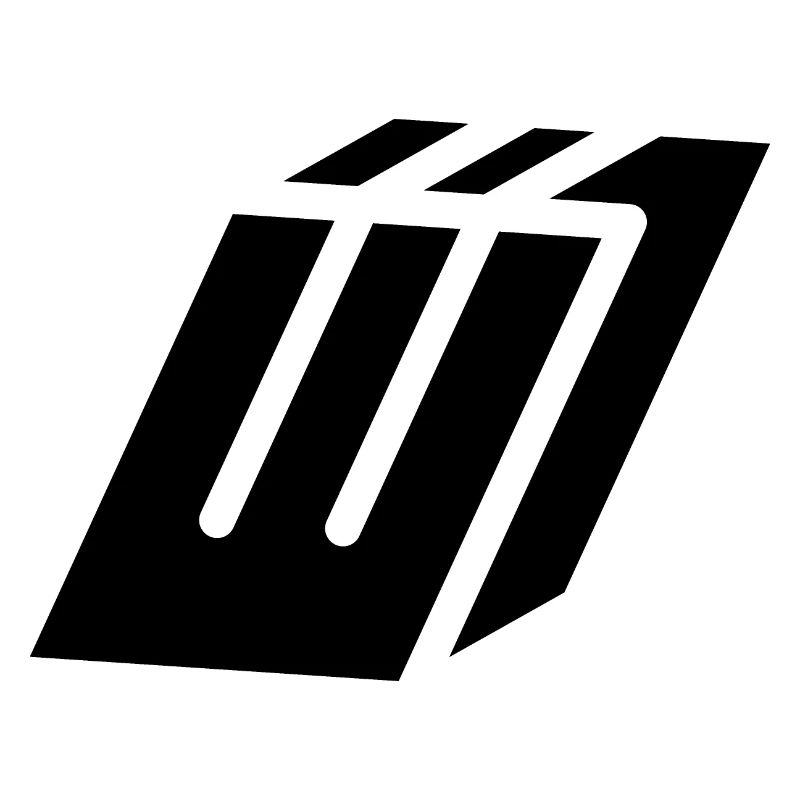 Abstract W letter
