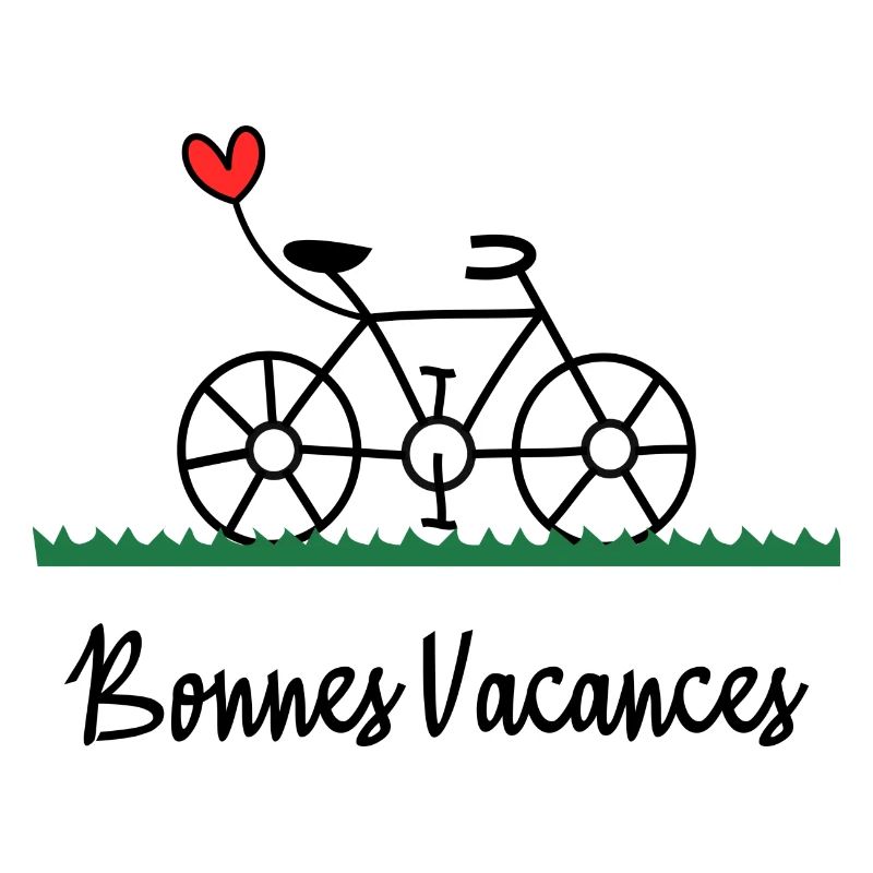 VELO. VACANCES. VIVE LES VACANCES. VACANCES
