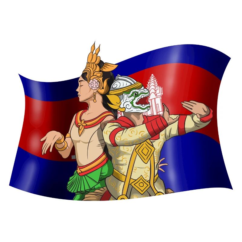 Cambodia Reamker Dance Khmer Apsara I Gift