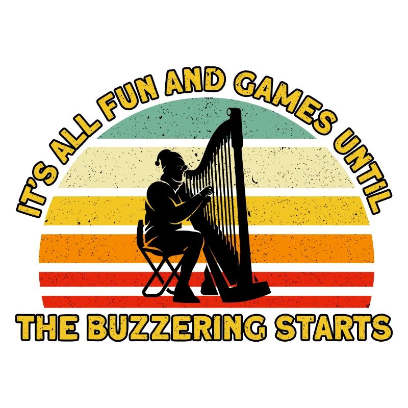 Harpiste Fun et Game Buzzing Commence Cadeau