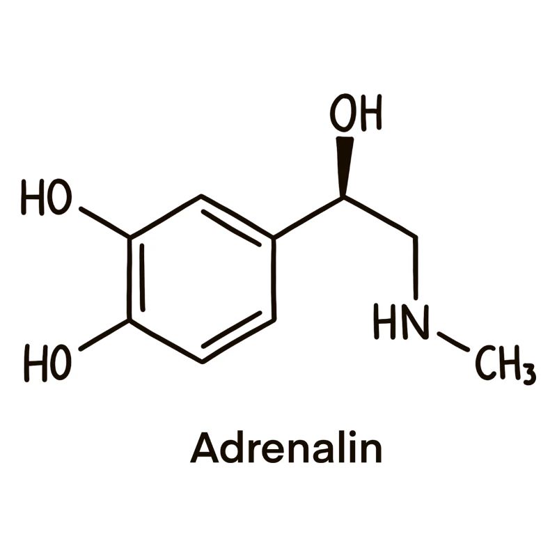 Molekül Chemie Labor Adrenalin