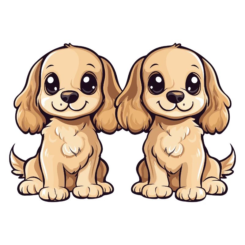 Cocker Spaniel Chien Bande dessinée