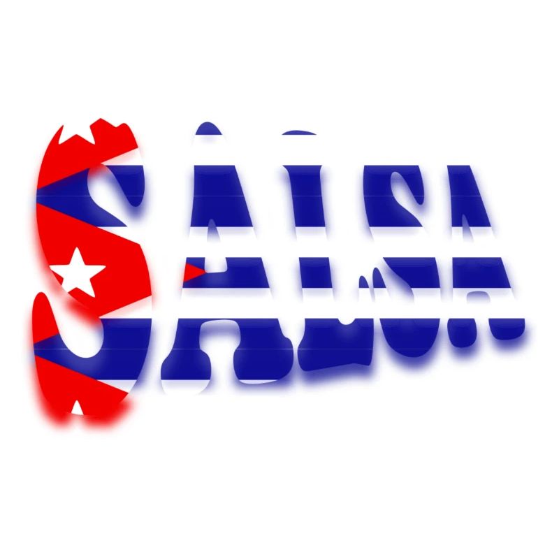 Drapeau Salsa Cuba