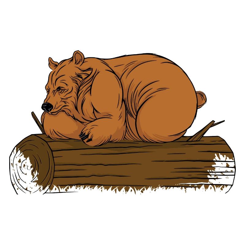 Brown Bear Tree Bear Motif for Brown Bears Team and