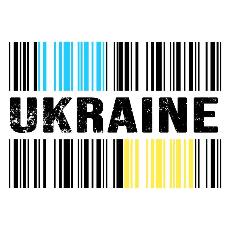 UKRAINE code-barres-ukraine slava ukraini