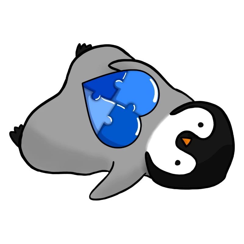 Bébé pingouin Sensibilisation à l’autisme