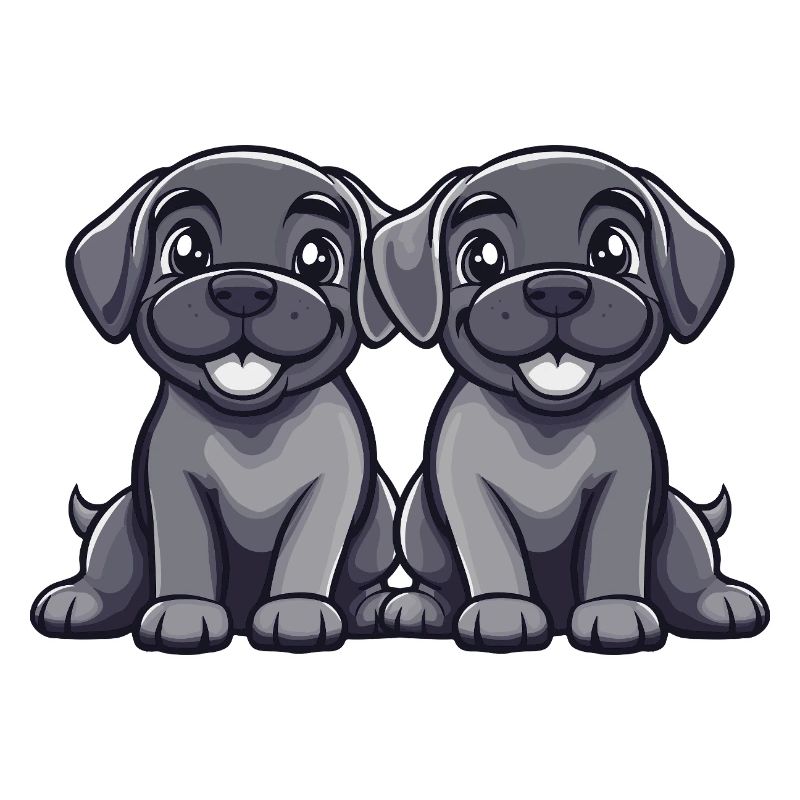 Mastiff Hund Comic