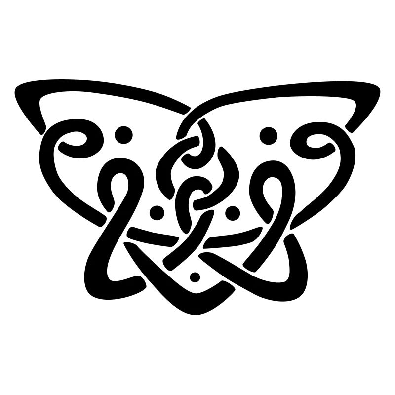 Papillon nœuds celtiques (couleur modifiable)