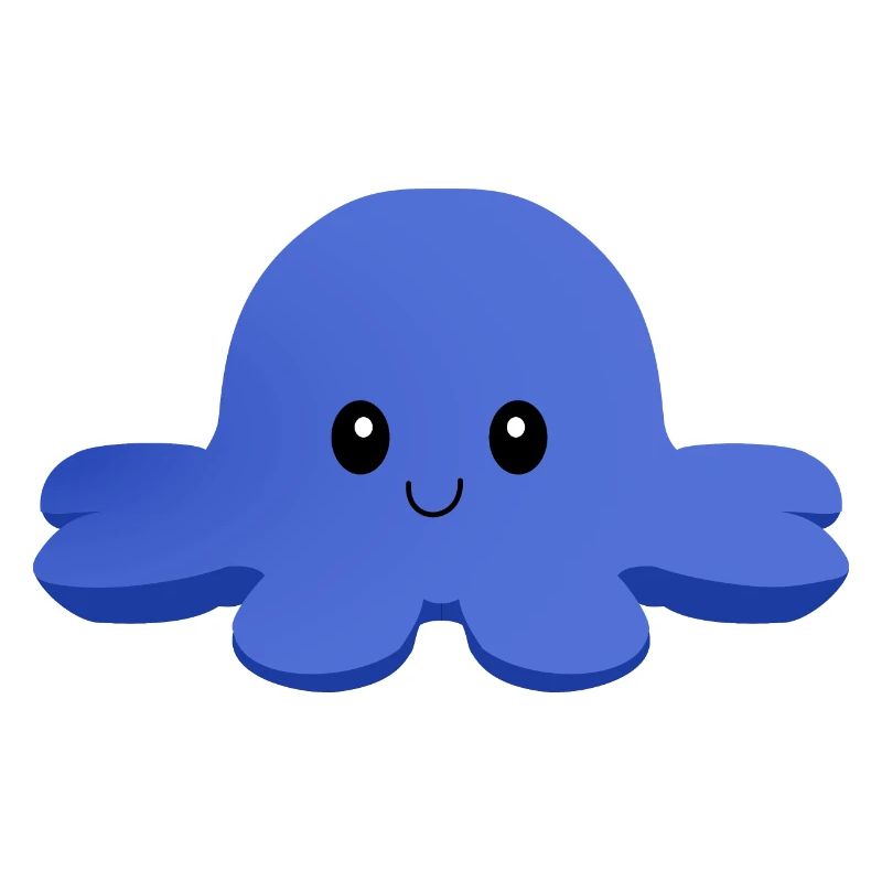 Fröhlicher Oktopus