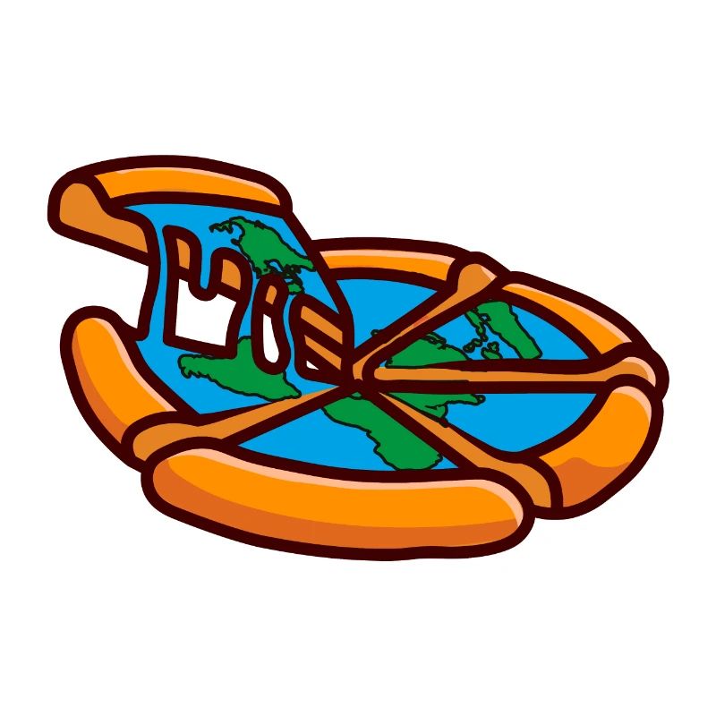 flat pizza earth flat pizza soil
