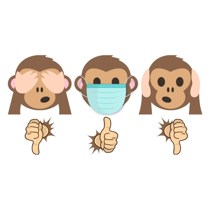3 Wise Monkeys (Two-Ignorant Edition)
