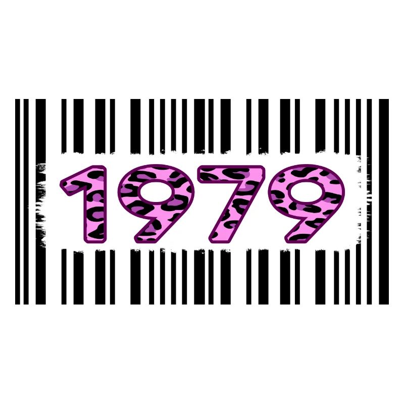 1979 Anniversaire rare rose unique Leo code-barres