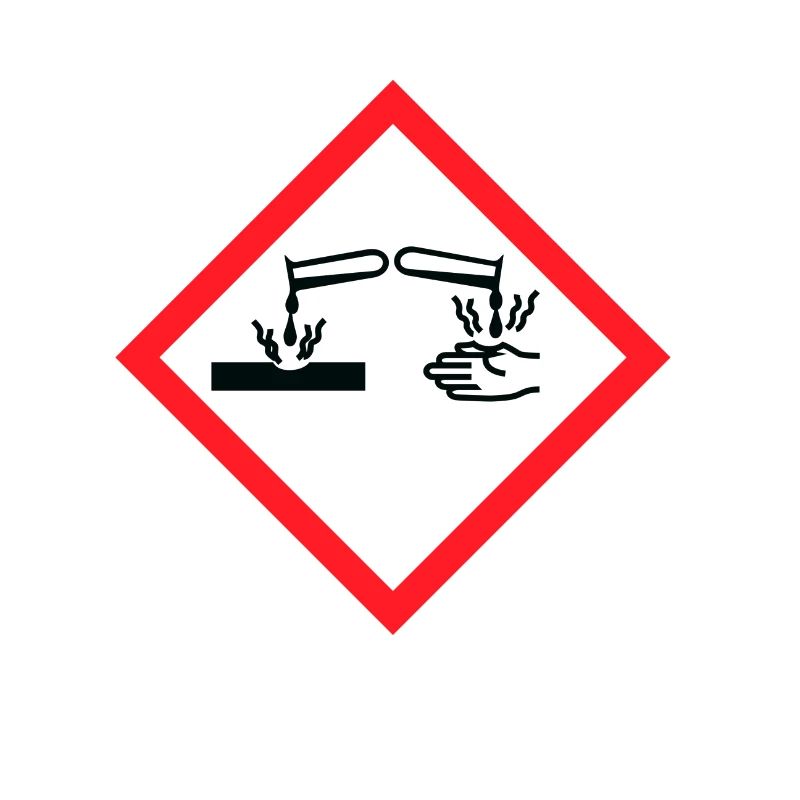 Panneau d'avertissement causting