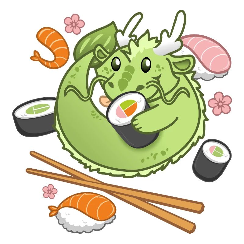 Chibi Sushi Dragon