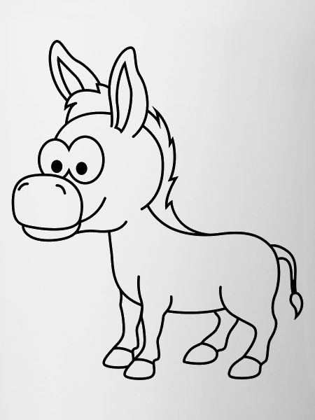 Donkey Comic Animal