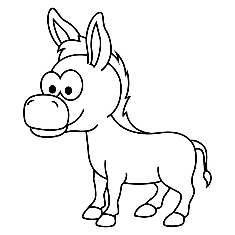Donkey Comic Animal