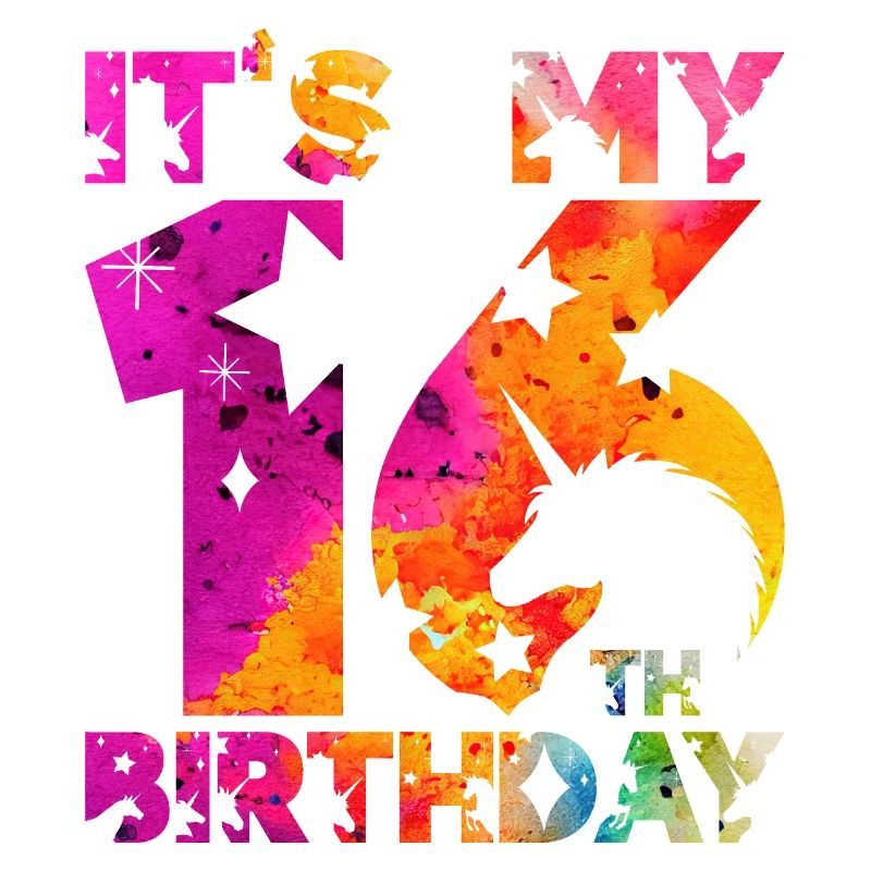 16E ANNIVERSAIRE LICORNE C’EST MON 16E ANNIVERSAIRE