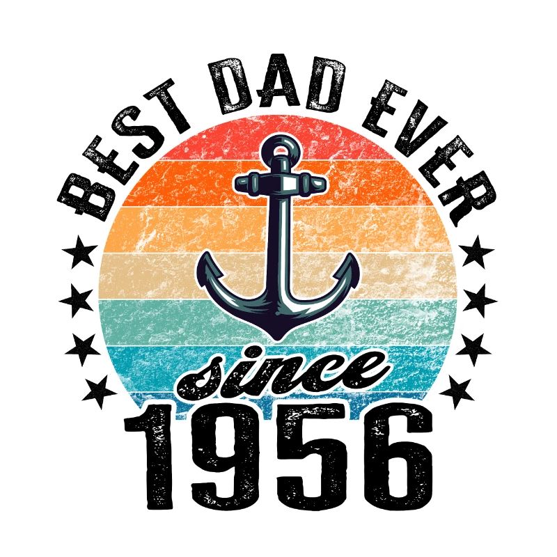 Bester Papa der Welt seit 1956 Anker