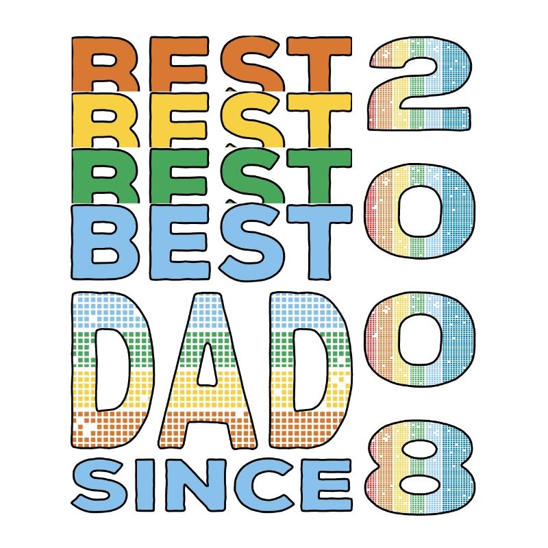 Bester Papa der Welt seit 2008 Vatertag Geburtstag