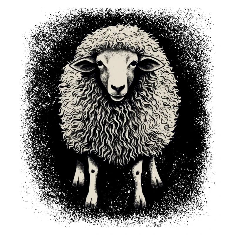 statement humor sheep born in november gift idea