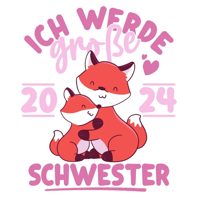 Große Schwester 2024 Mädchen Geschwister Geschenk