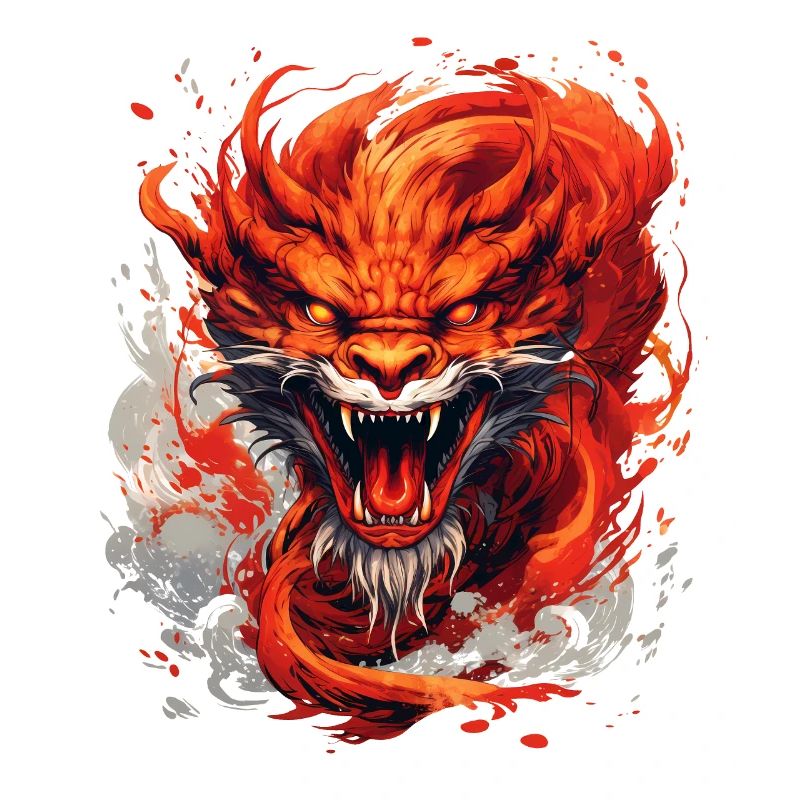 Feuriger Drache 2024