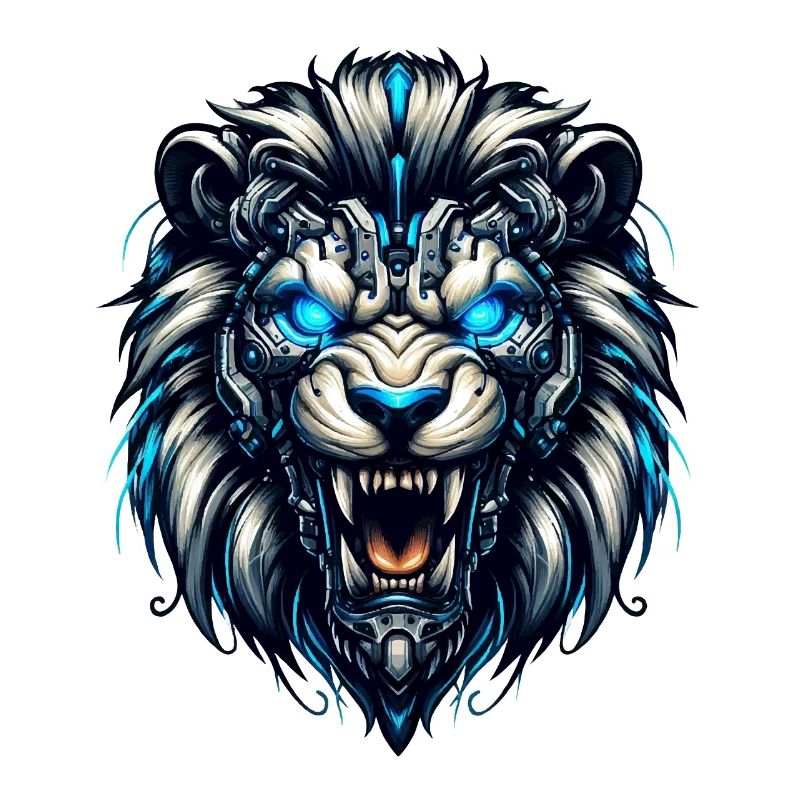Lion Cyborg Robot Gift