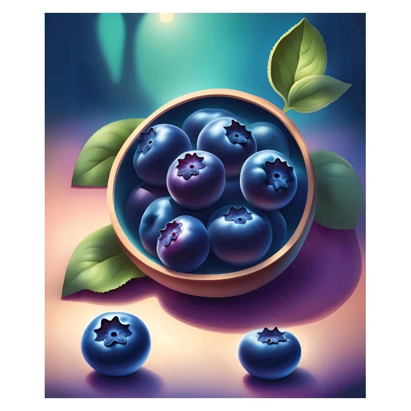 Yummy blueberries