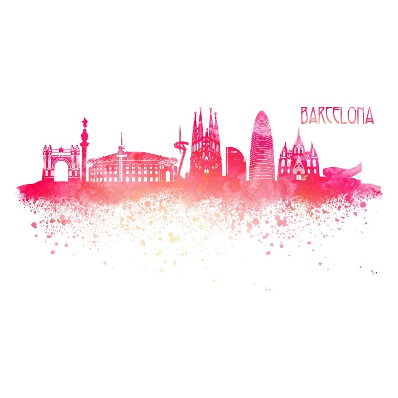 Skyline Barcelona Espagne