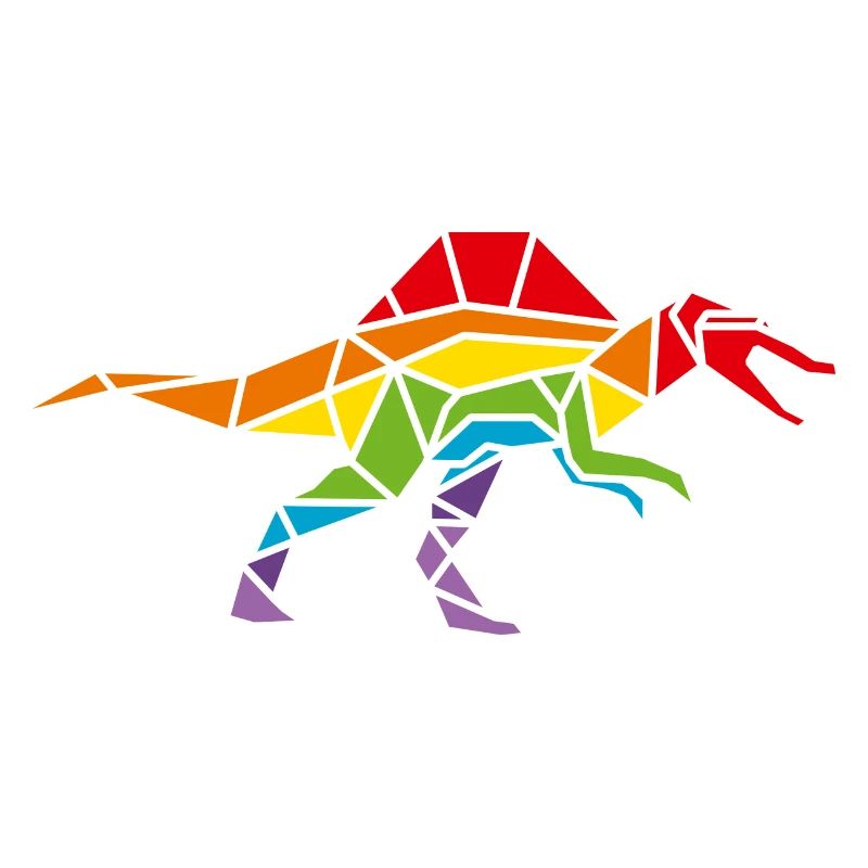 Polygone arc-en-ciel de Spinosaurus