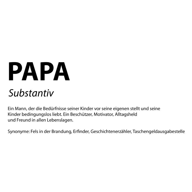 Word Definition Papa Gift Idea